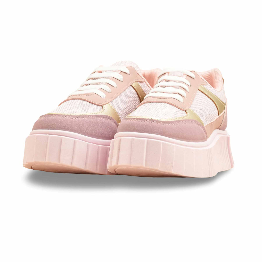 Peach Casual Sneaker For Ladies AT7491