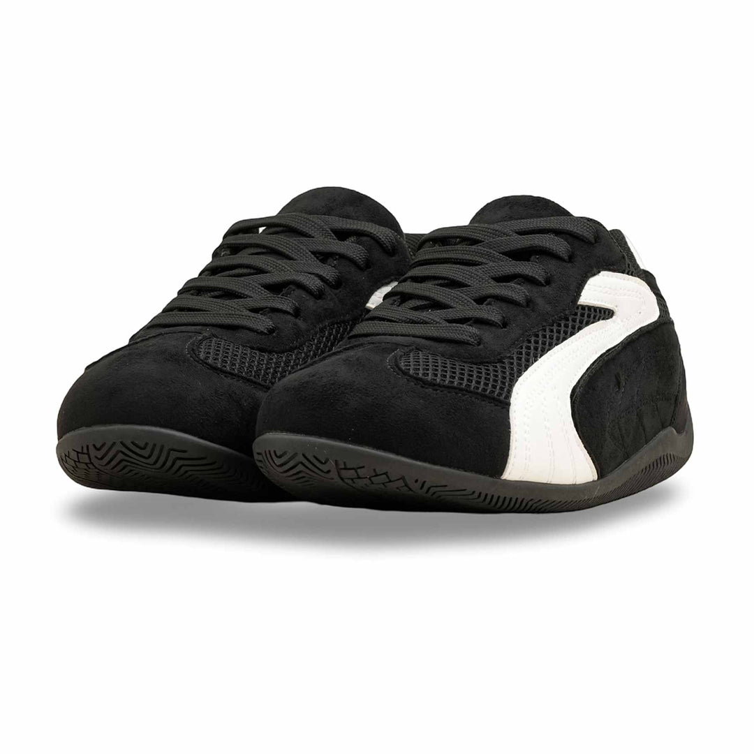 Black Casual Sneaker For Ladies AT7495