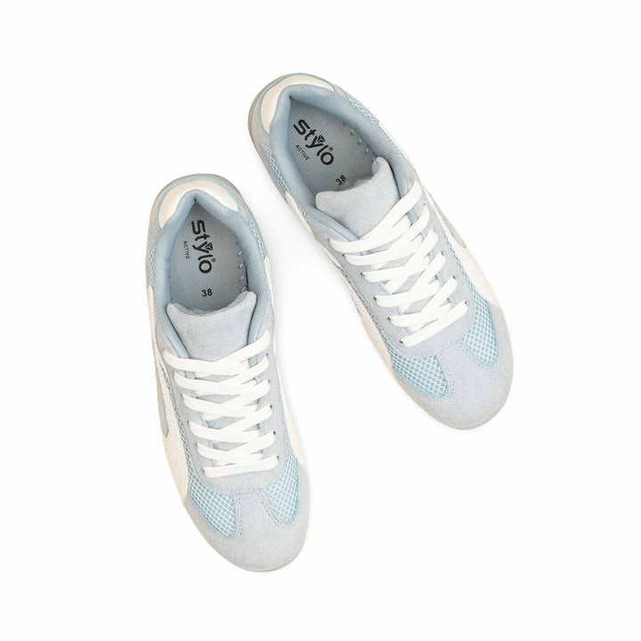 Sky Blue Casual Sneaker For Ladies AT7495