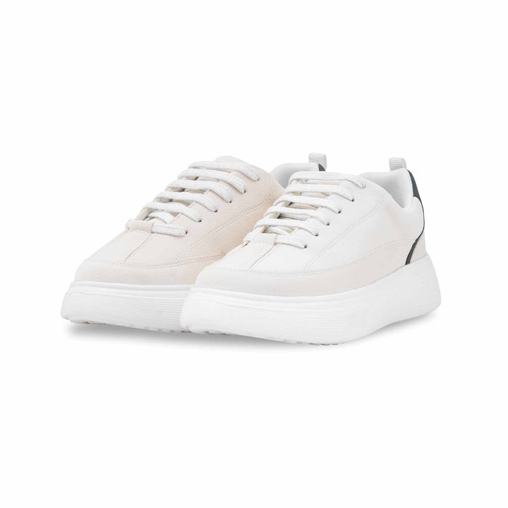 Beige Causal Sneaker For Women AT7497