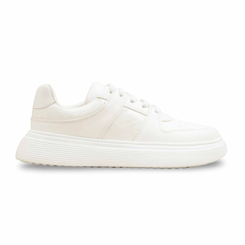 White Casual Sneaker For Women AT7498