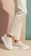 White Casual Sneaker For Women AT7502