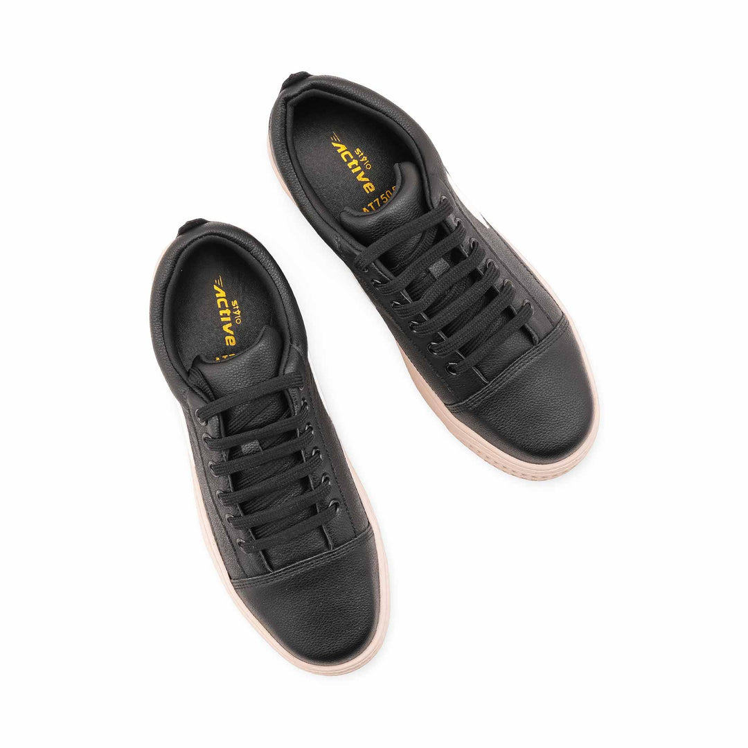 Black Casual Sneaker For Ladies AT7505