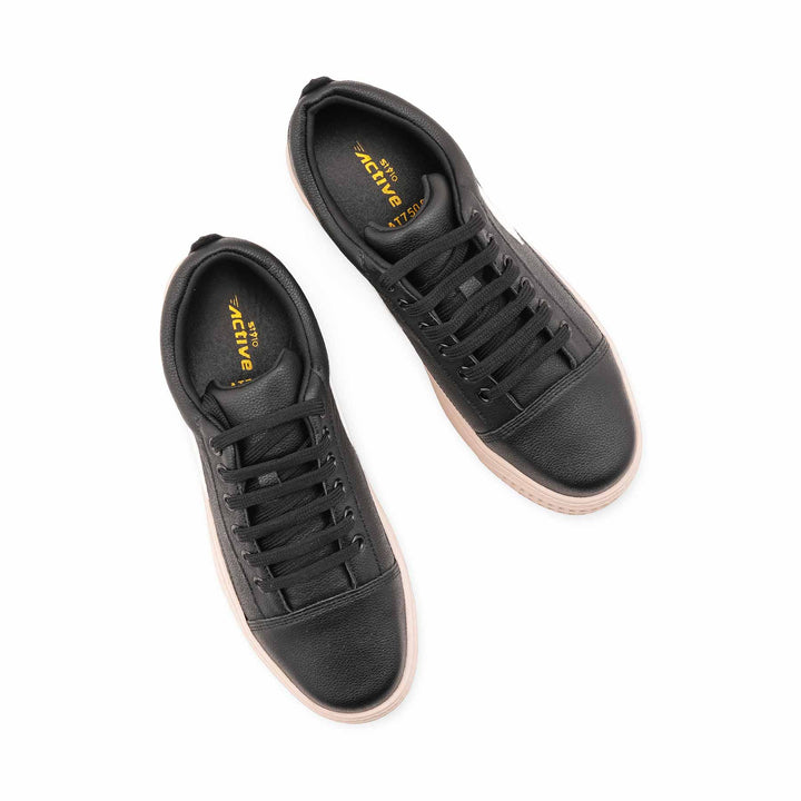 Black Casual Sneaker For Ladies AT7505