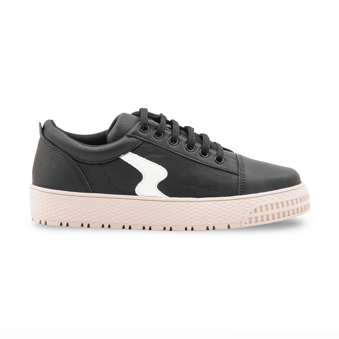 Black Casual Sneaker For Ladies AT7505