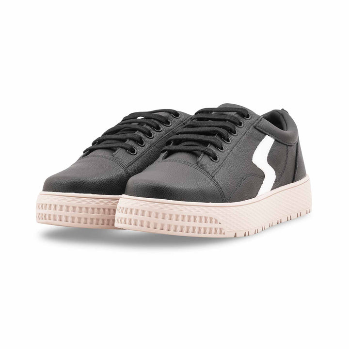 Black Casual Sneaker For Ladies AT7505