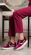 Maroon Casual Sneaker For Ladies AT7507