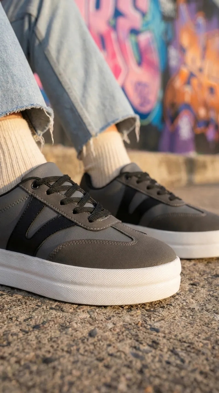Grey Sneakers For Ladies AT7525