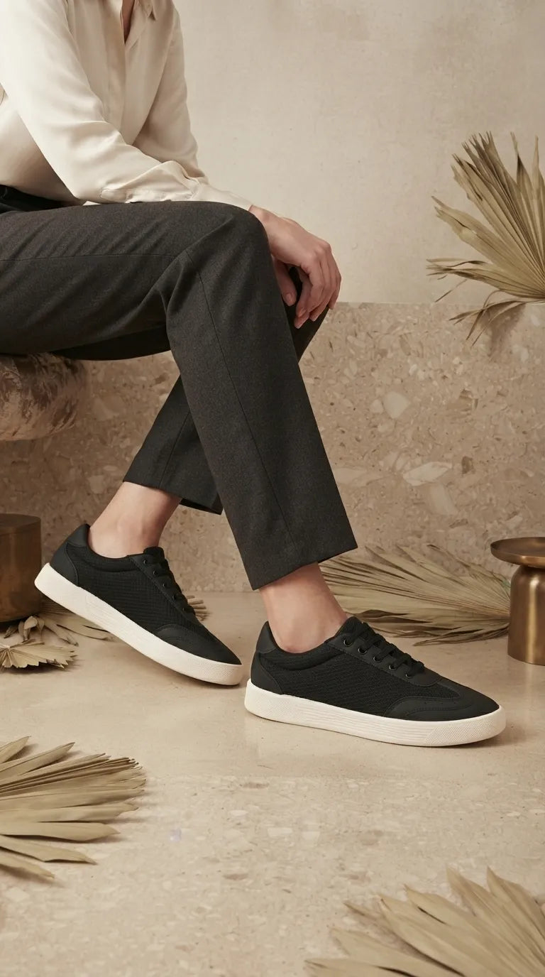 Black Sneakers For Ladies AT7544