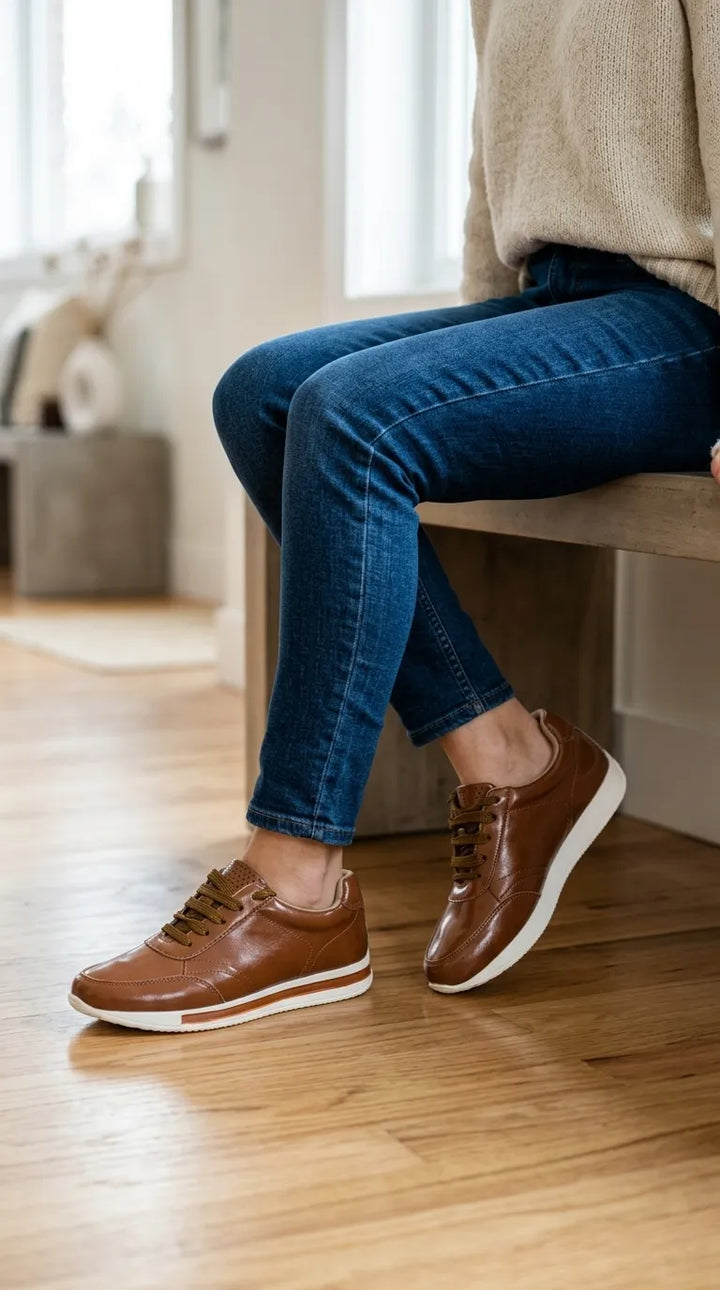 Brown Sneaker For Ladies AT7557