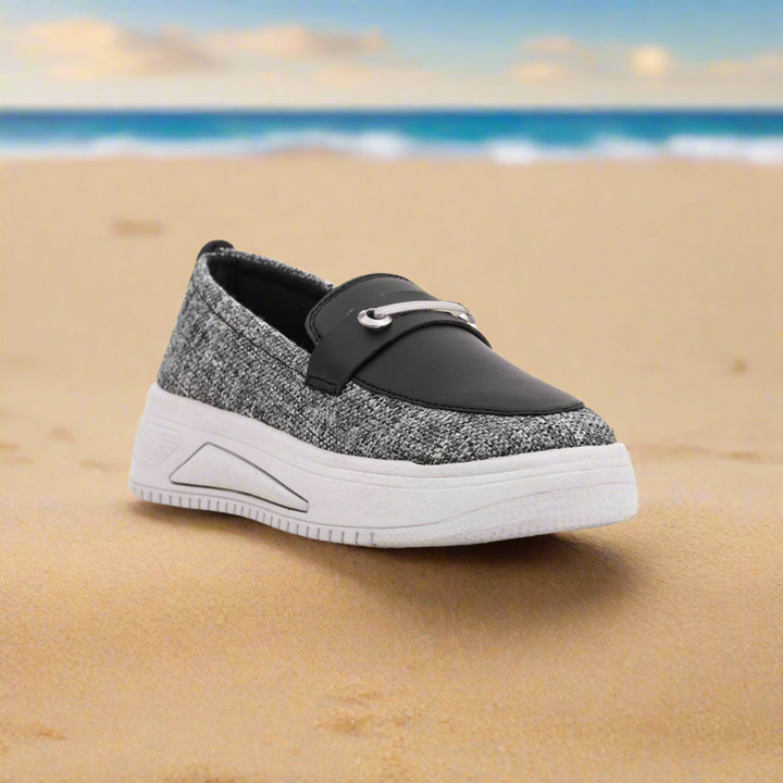 Grey Slip On Sneaker AT9080