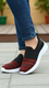 Red Casual Sneaker For Women AT9098