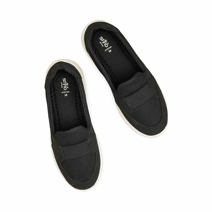 Black Sneaker For Ladies AT9104