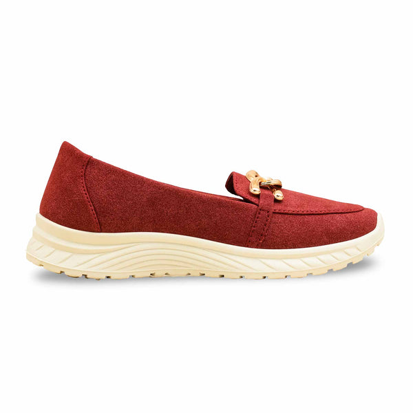 Maroon Casual Sneaker For Ladies AT9107