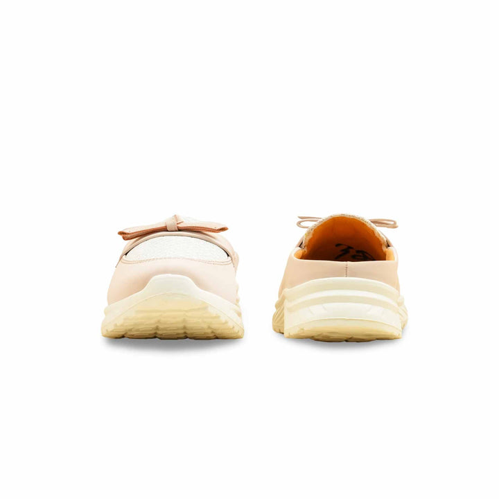 Golden Casual Sneaker For Ladies AT9108