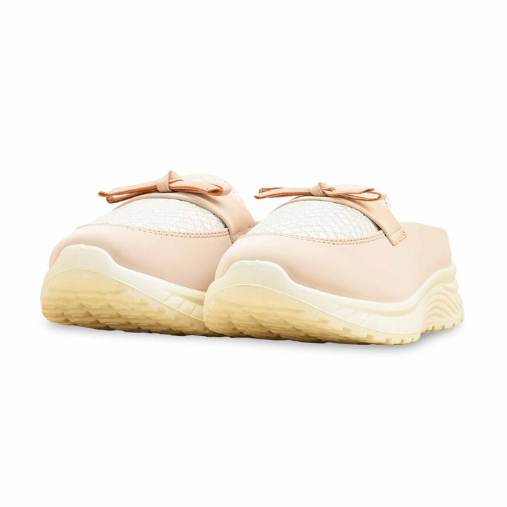 Golden Casual Sneaker For Ladies AT9108