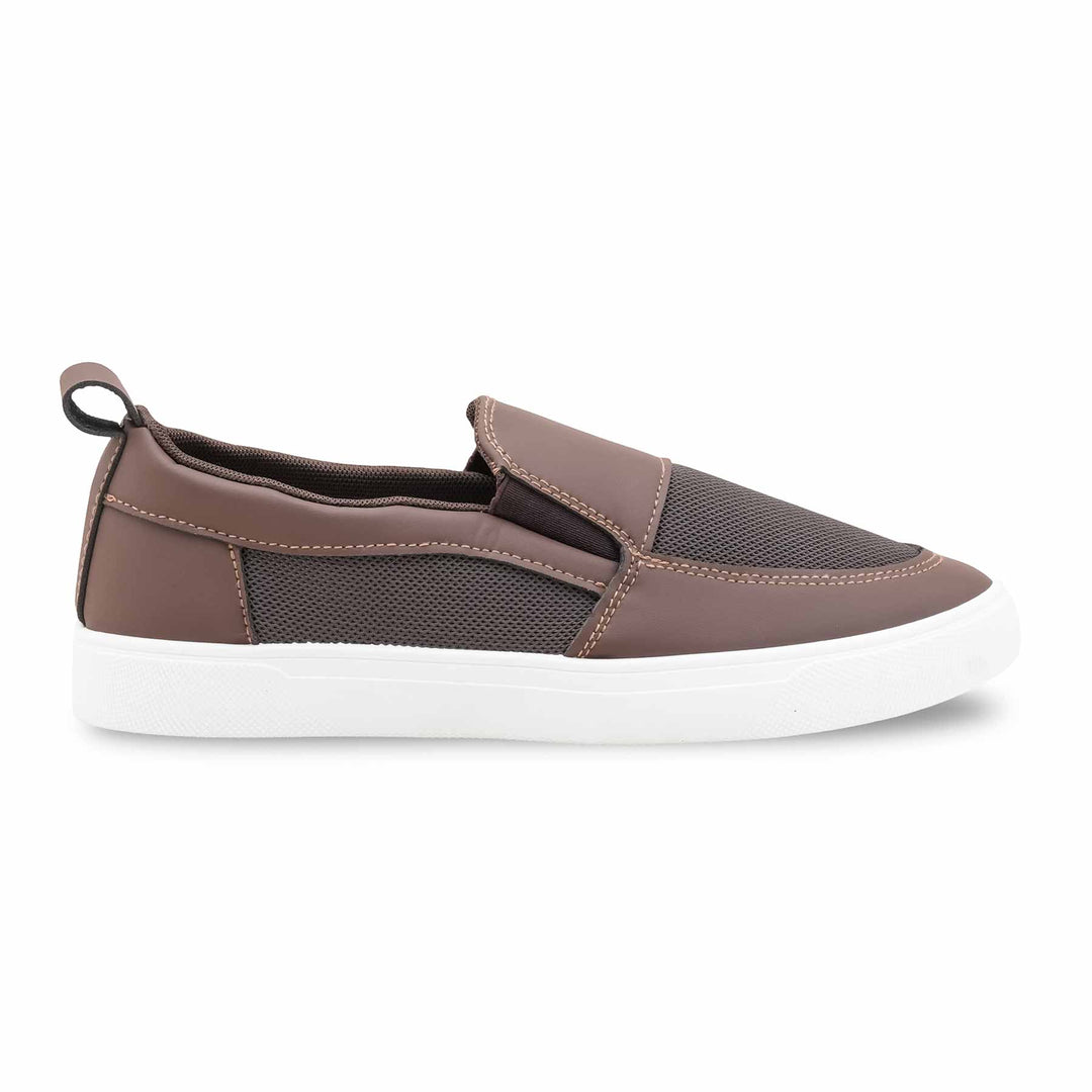 Brown Athleisure Casual Sneaker For Women AT9110