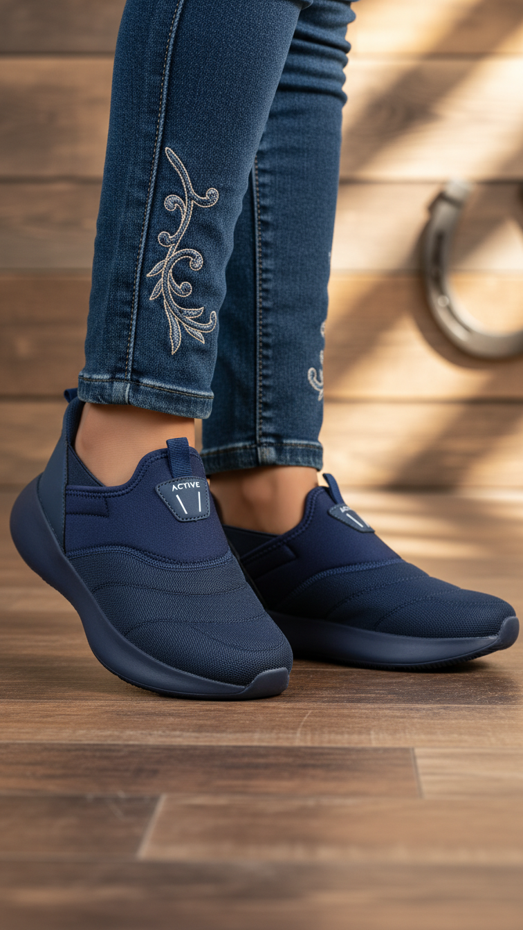 Blue Casual Women Sneaker