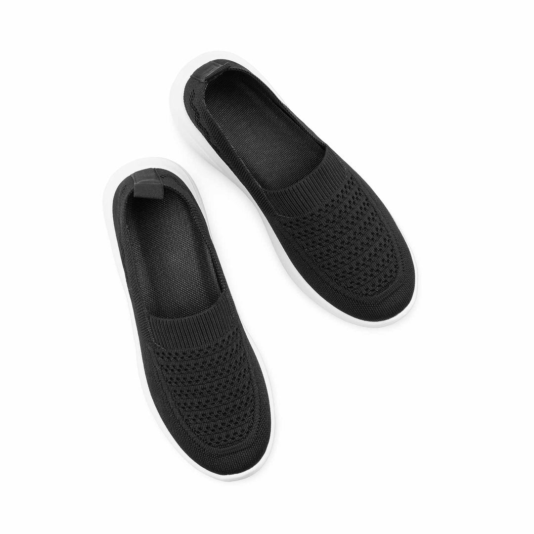 Black Casual Snearker For Ladies AT9112