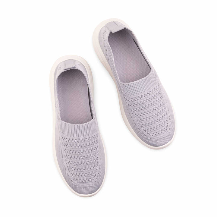 Grey Casual Snearker For Ladies AT9112