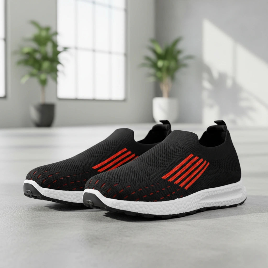 Black Casual Sneaker For Women AT9116