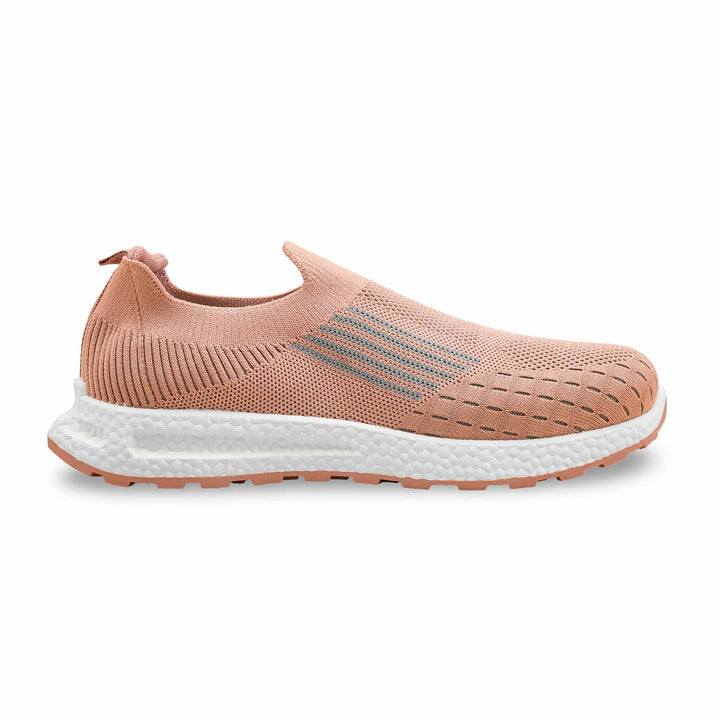 Peach Casual Sneaker For Women AT9116