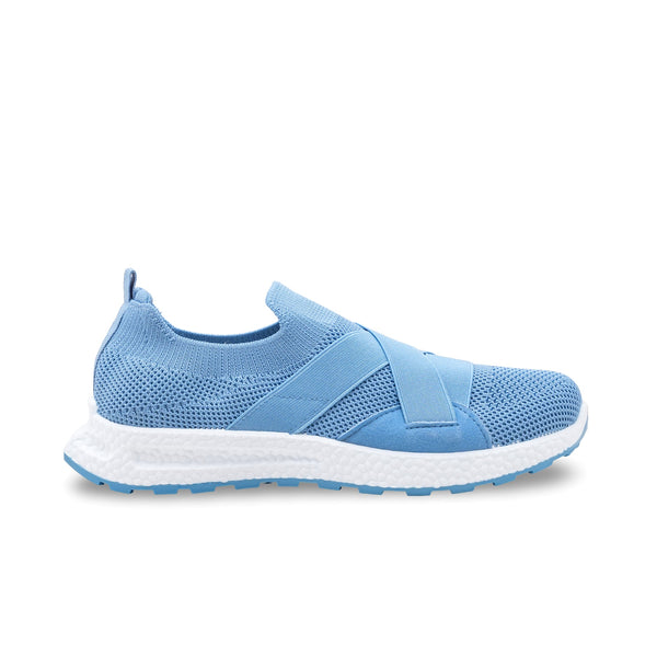 Sky Blue Casual Sneaker For Ladies AT9117