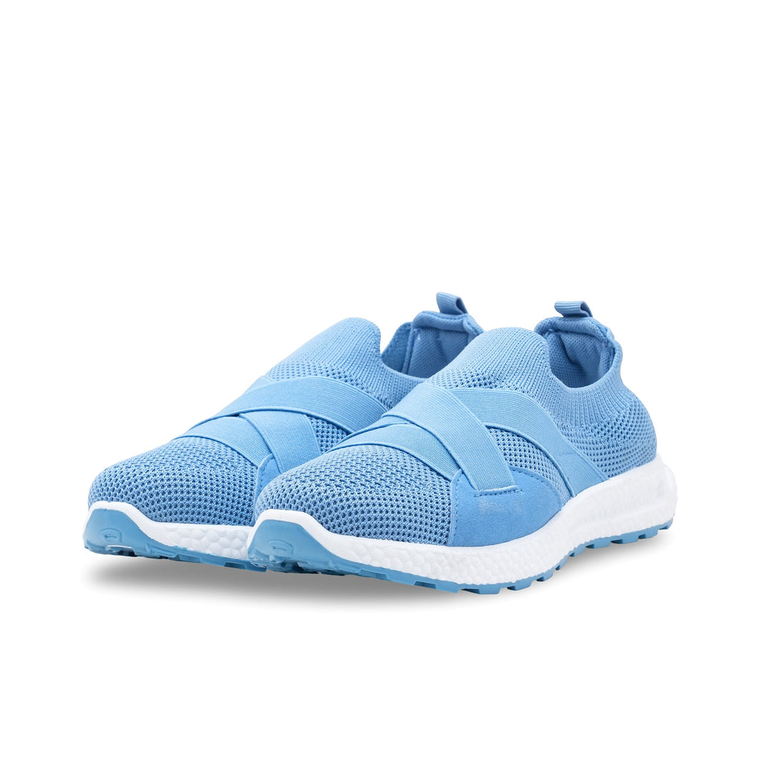 Sky Blue Casual Sneaker For Ladies AT9117