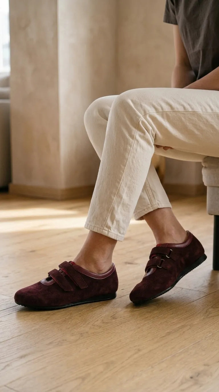 Maroon Sneaker For Ladies AT9161