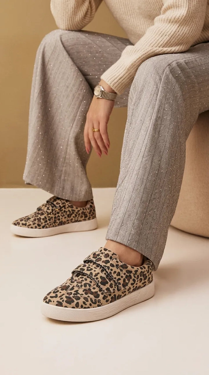 Beige Sneaker For Ladies AT9164