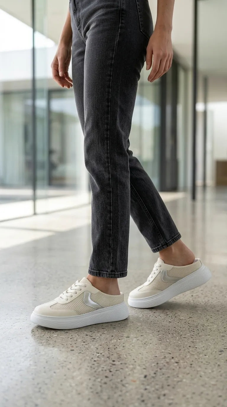 White Sneaker For Ladies AT9170