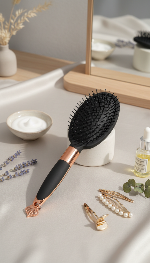 Black Hair Brush BR8128