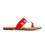 Red Casual Chappal CL1519