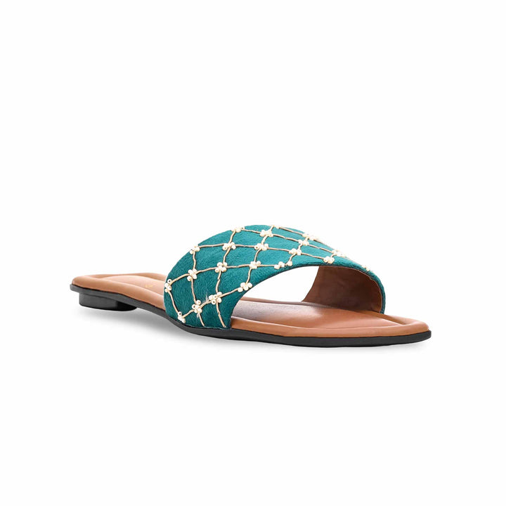 Green Casual Slipper CL1520