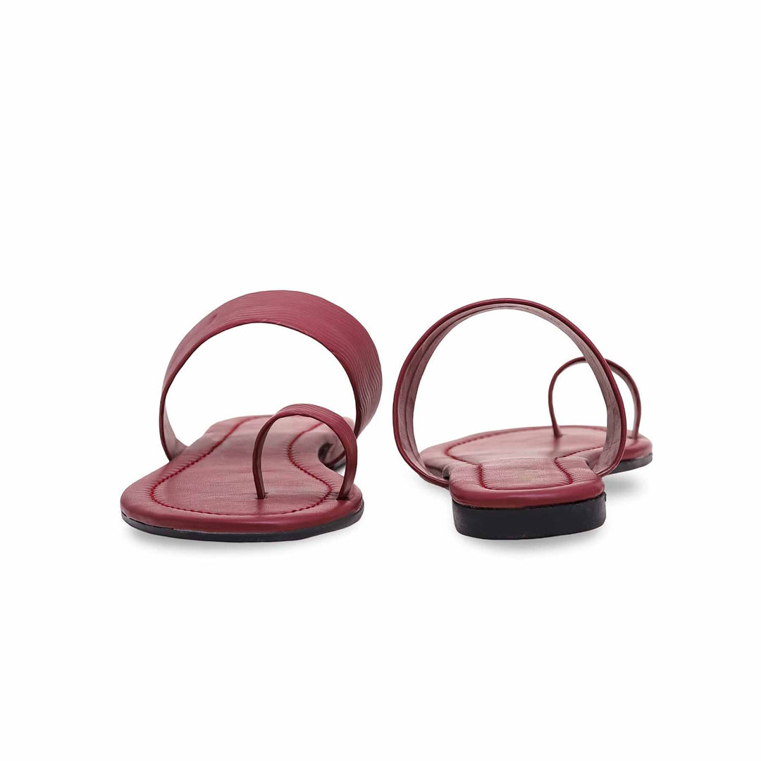 Maroon Casual Chappal CL1563