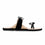 Black Casual Chappal CL1565