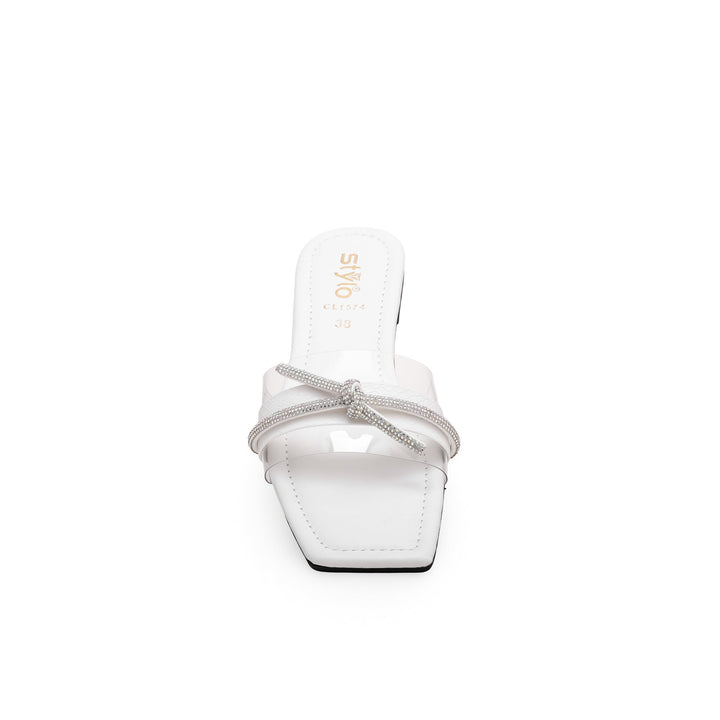 White Casual Slipper CL1574