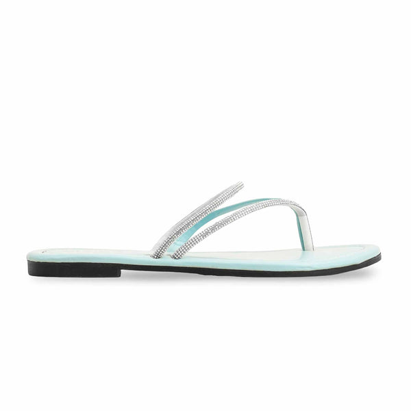 Sky Blue Casual Women Chappal CL1600