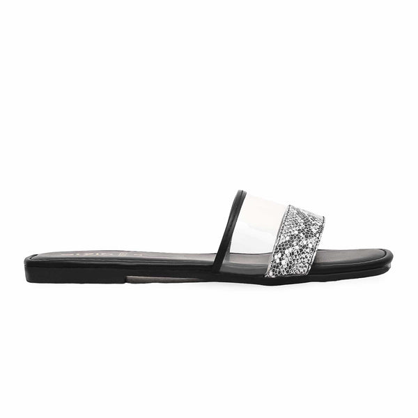 Black Casual Slipper CL1754
