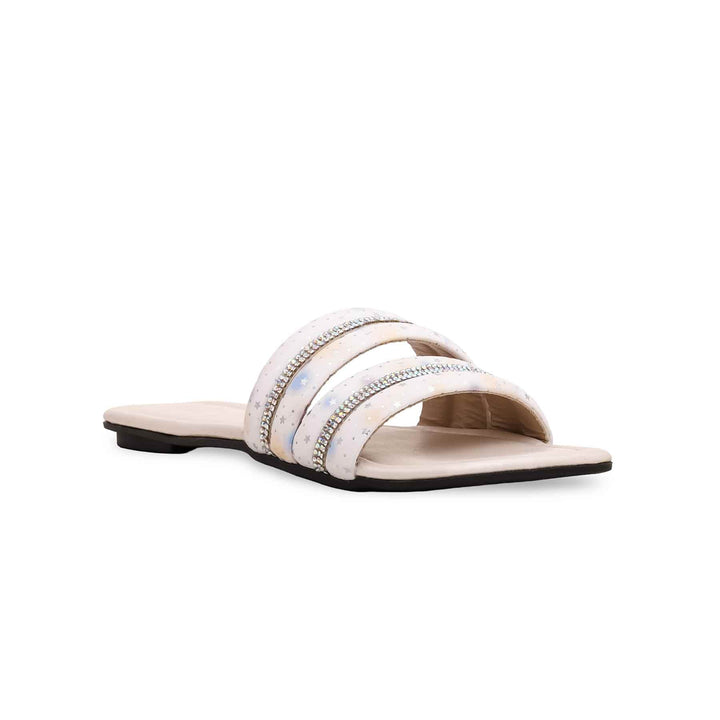 White Casual Slipper CL1813