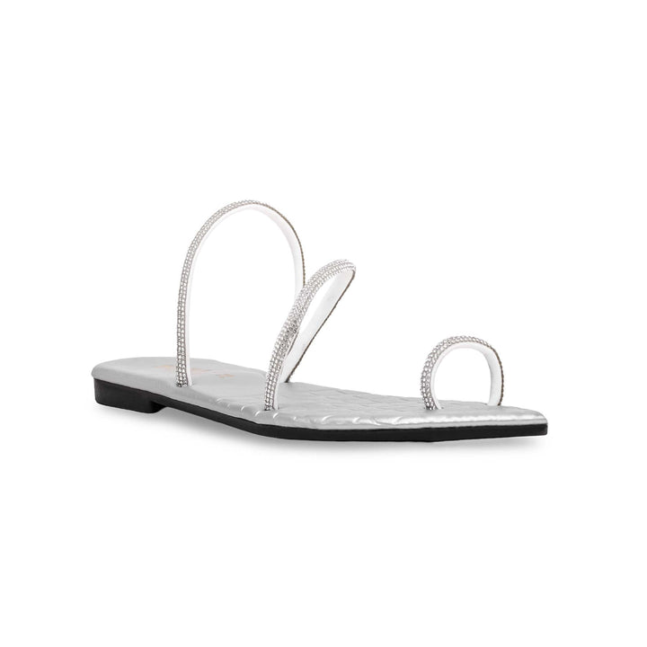 Silver Casual Chappal CL1814