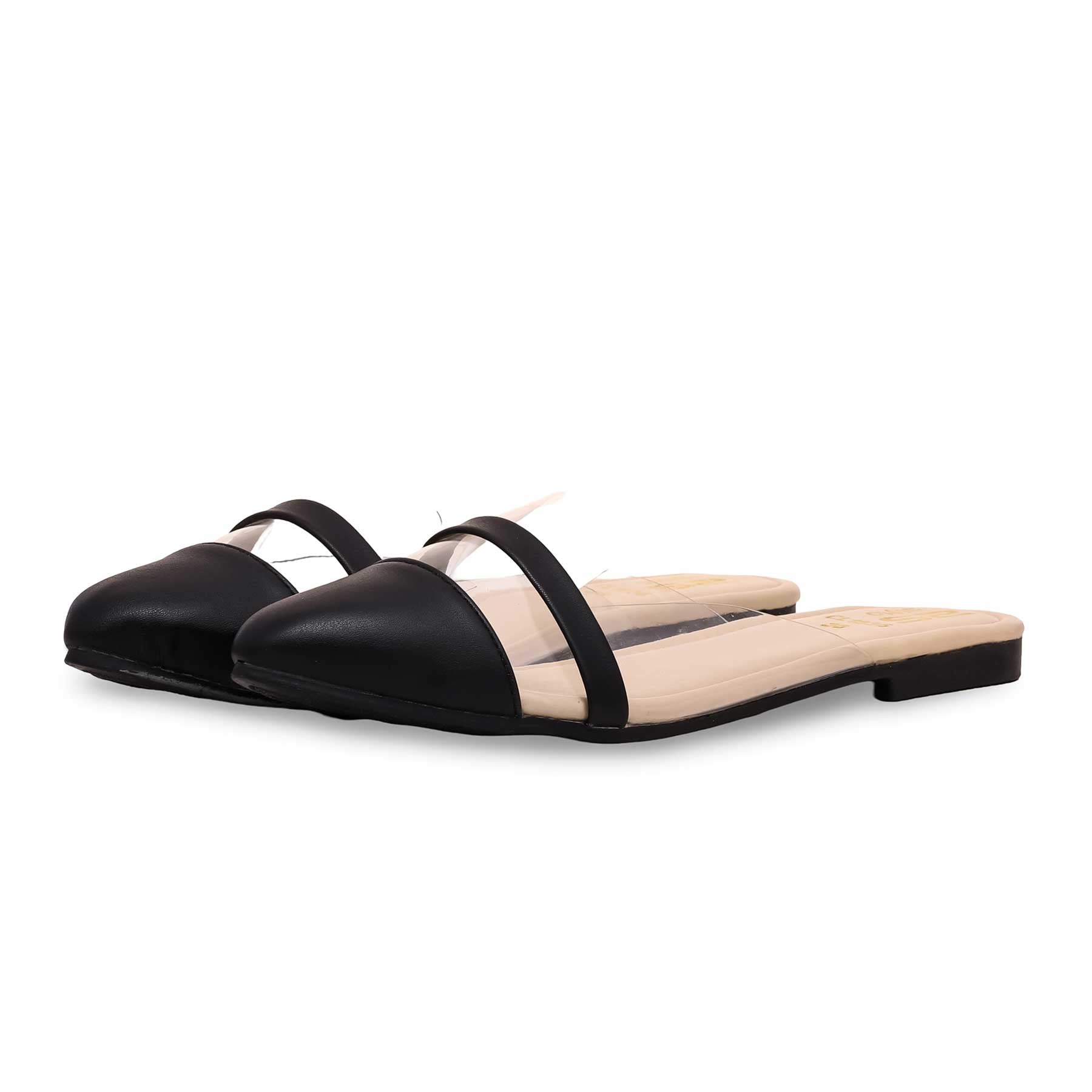 Black Casual Mule CL1836