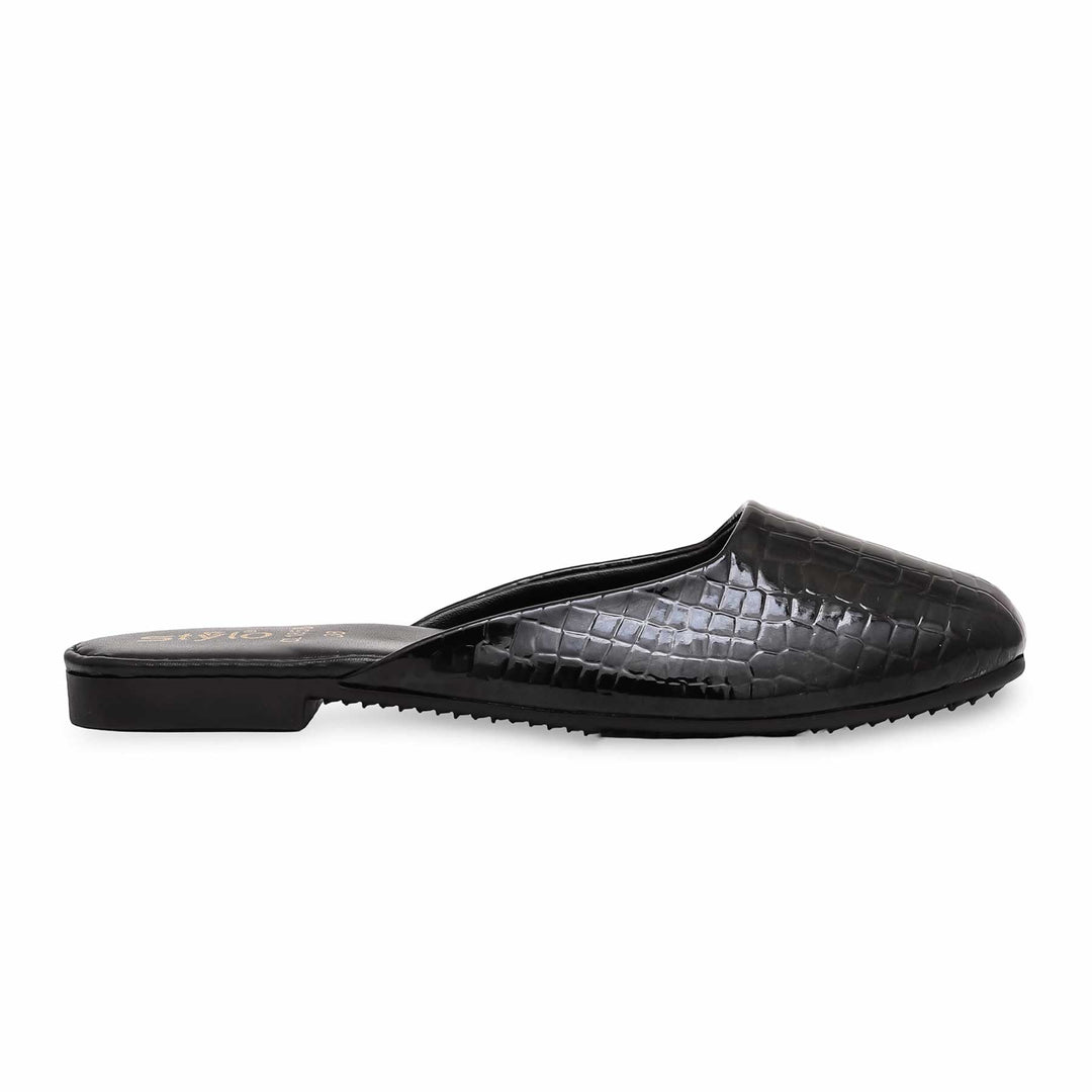 Black Back Open Slipper CL1858