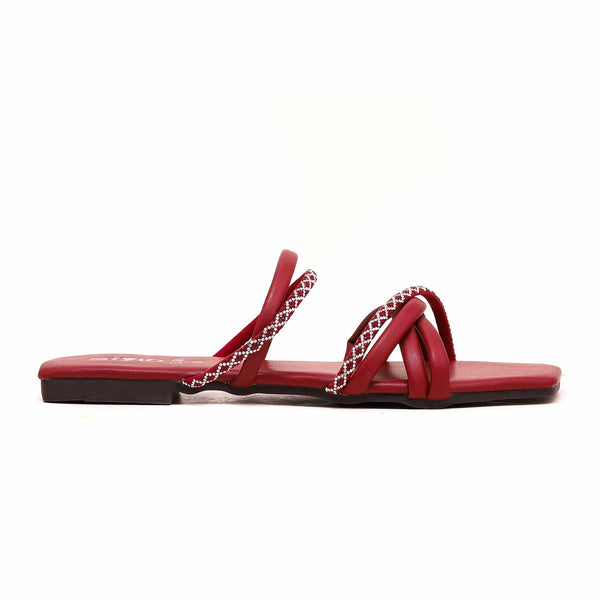 Maroon Casual Slipper CL1876