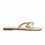 Golden Casual Slipper For Ladies CL1885