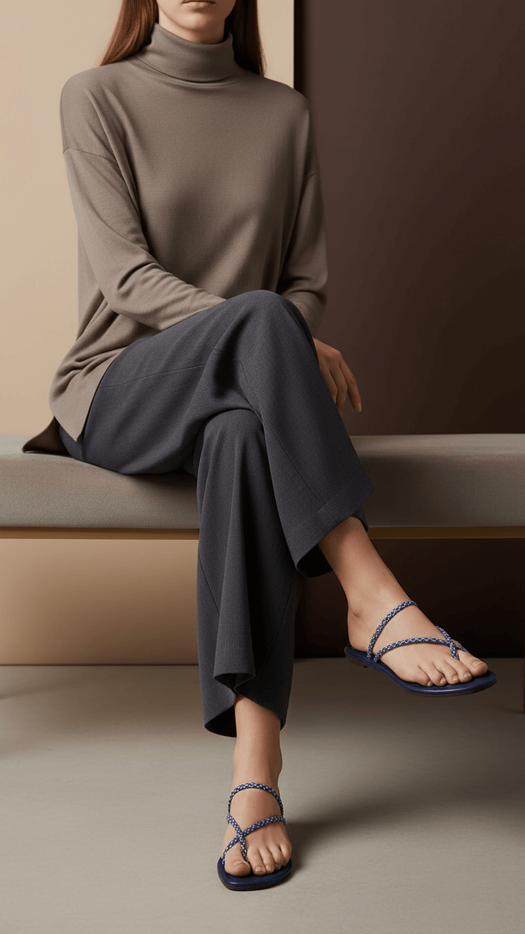 Navy Casual Chappal CL1888