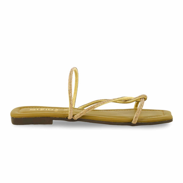 Brown Casual Slipper For Ladies CL1889