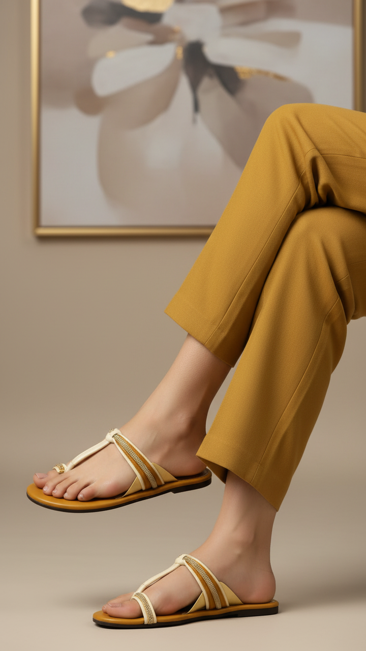 Mustard Casual Chappal CL1897