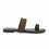 Black Casual Chappal CL1907