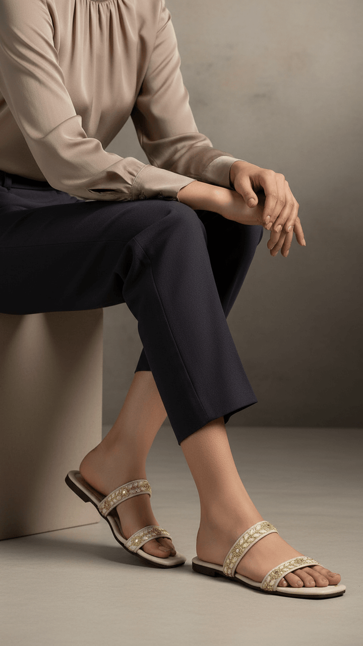 Cream Casual Slipper For Women CL1915